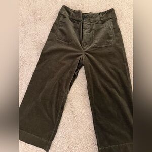 Maeve Collette wide leg corduroy pants